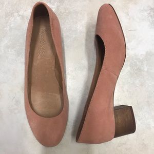 Madewell block heel shoes